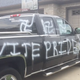 Illustration for article titled ‘Wite Pride’: Black Lives Matter Activist’s Truck Vandalized With Swastikas, Racial Slurs